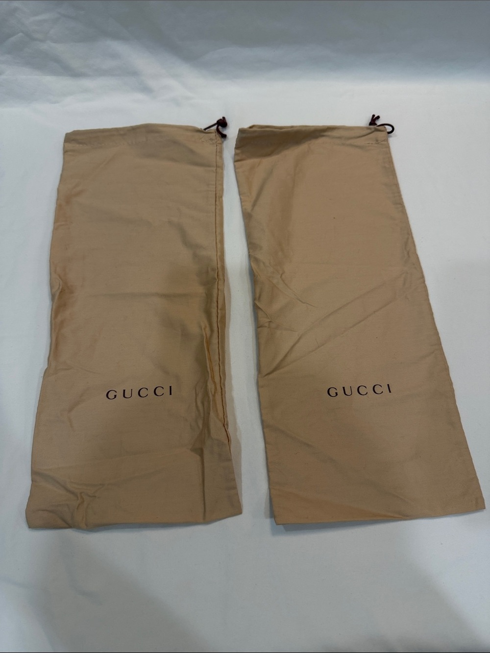 Gucci Men shoes Dust Bag Set in Beige - Genuine Designer Storage